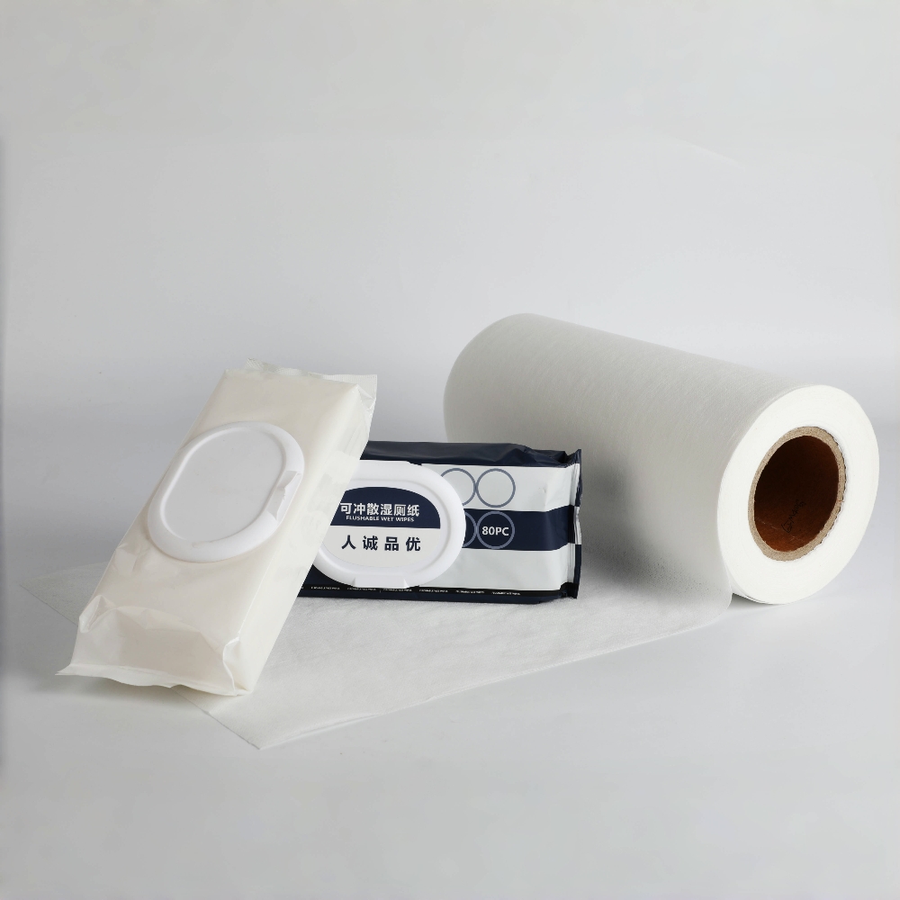 spunlace fabric,flushable wipes for adults,biodegradable wet wipes.JPG
